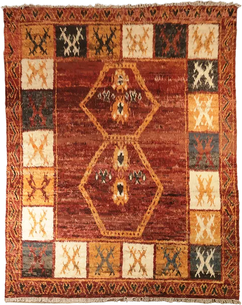 Tribal Wool Moroccan Berber Area Rug 9x12