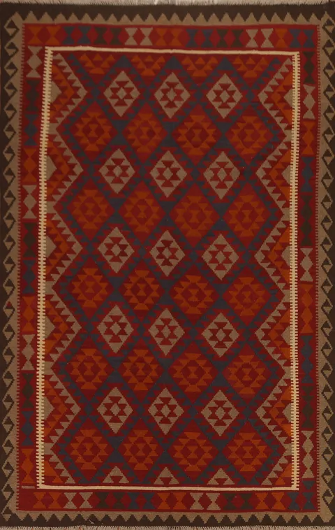 Geometric Kilim Oriental Area Rug 7x10