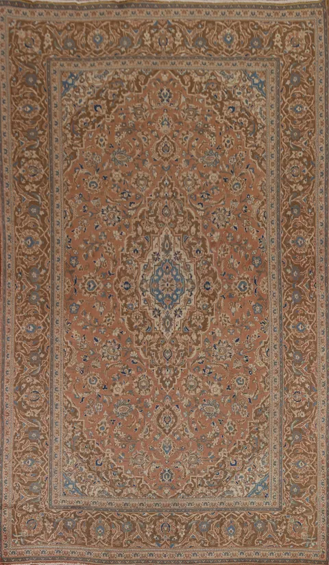 Traditional Kashan Persian Area Rug 6x10