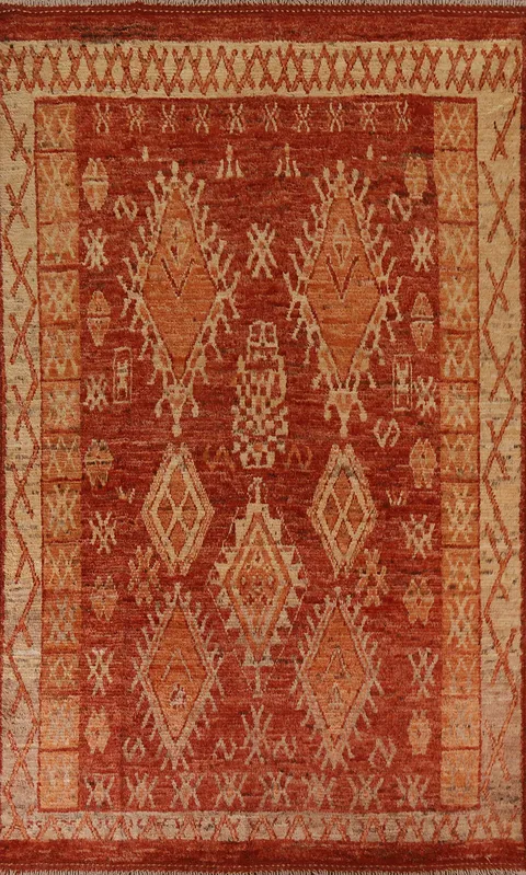 Geometric Moroccan Oriental Area Rug 7x10