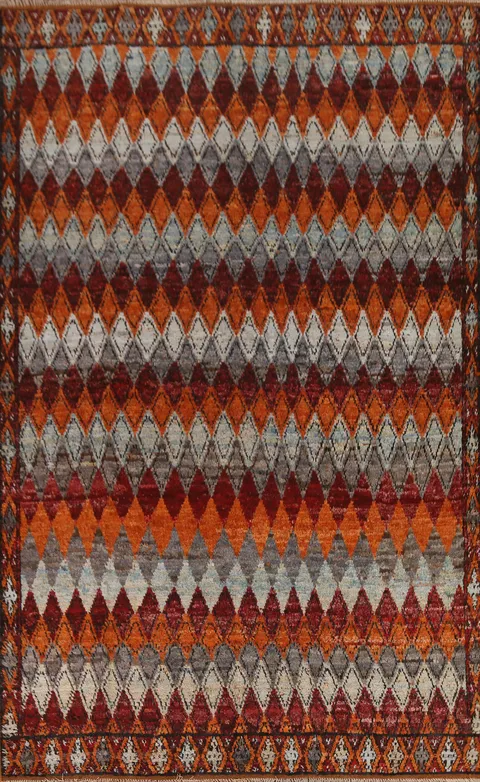All-Over Moroccan Wool Area Rug 7x10
