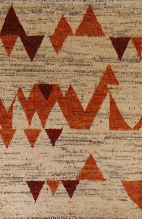 Geometric Moroccan Oriental Area Rug 7x9