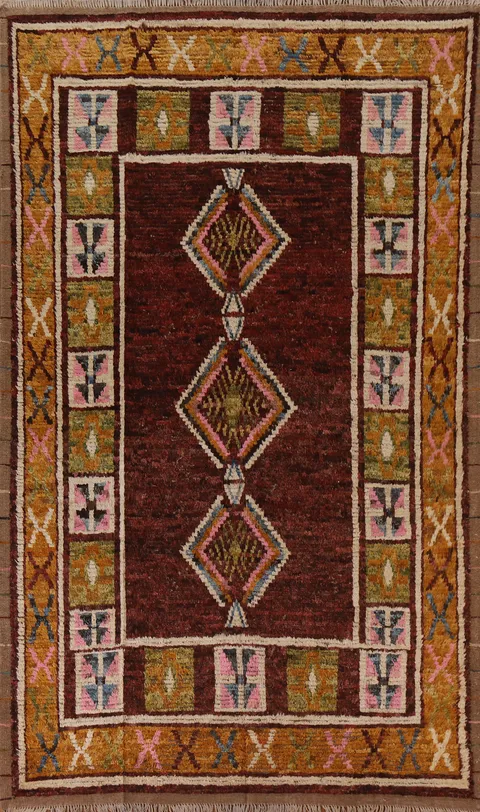 Tribal Moroccan Oriental Area Rug 7x10