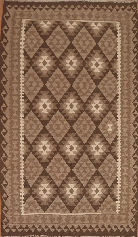 Tribal Kilim Wool Area Rug 6x8