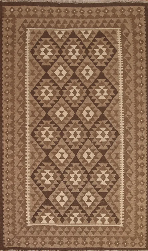 Tribal Wool Kilim Area Rug 5x8