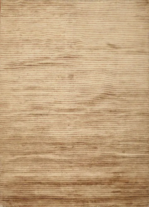 Striped Gabbeh Kashkoli Wool Area Rug 4x6