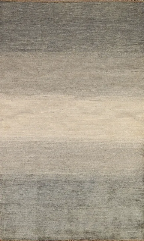 Contemporary Gabbeh Oriental Area Rug 6x8