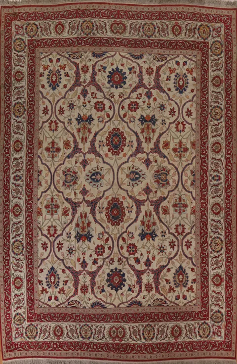 Pre-1900 Antique Kerman Lavar Vegetable Dye Persian Rug 12x14