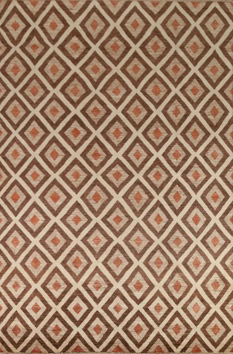 All-Over Wool Gabbeh Geometric Area Rug 8x10