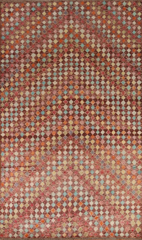 Geometric Gabbeh Oriental Area Rug 6x10