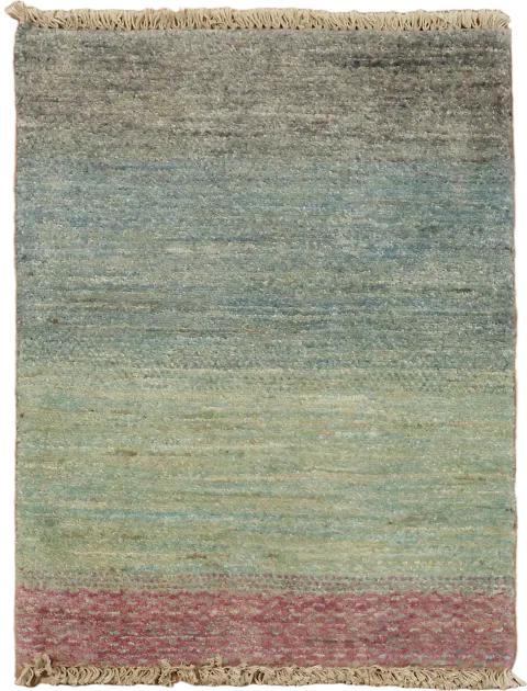 Modern Gabbeh Kashkoli Square Rug 2x2