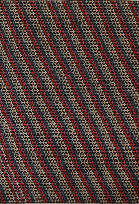 Striped Gabbeh Kashkoli Wool Area Rug 6x8