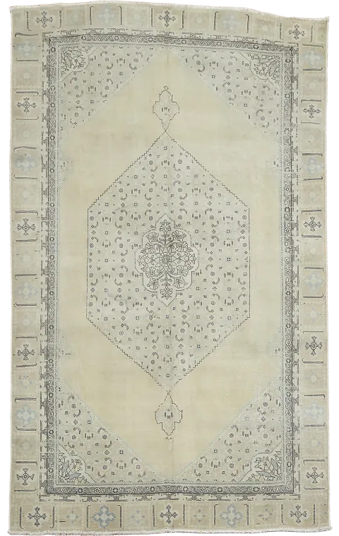 Geometric Mahal Persian Area Rug 6x9