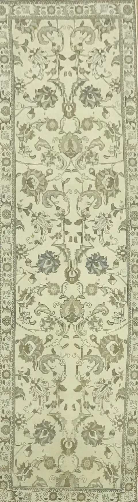 Vintage Floral Mahal Persian Runner Rug 3x12