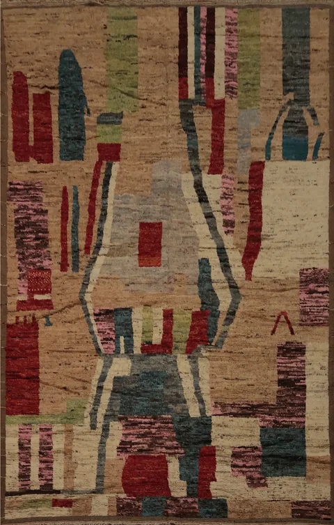 Artisan Moroccan Large Rug 10x14 Discover Bold Use of Color and Texture