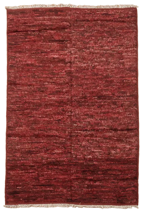 Handmade Moroccan Wool Area Rug 4x6