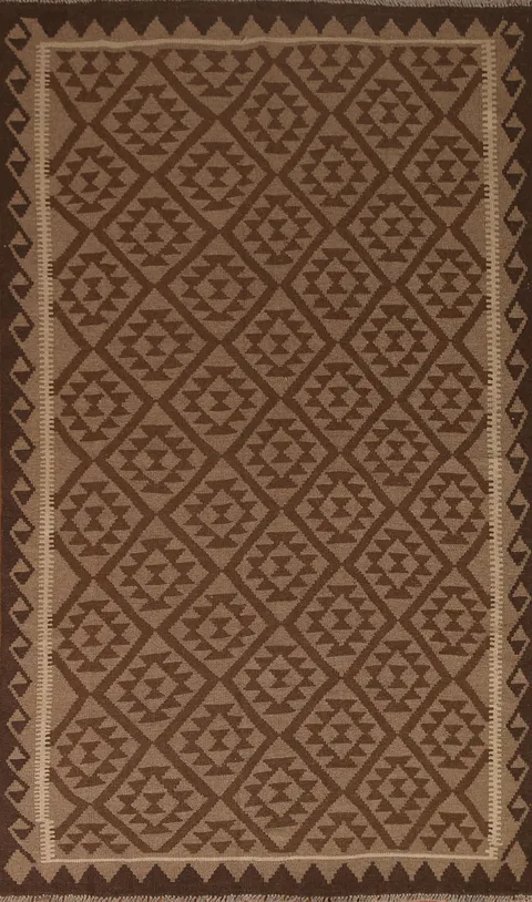 Tribal Kilim Oriental Wool Area Rug 5x8