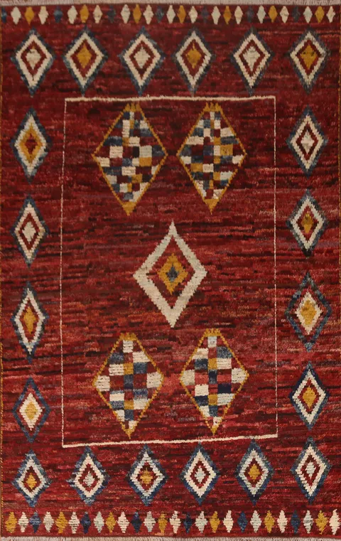 Geometric Moroccan Oriental Area Rug 7x10