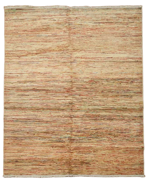 Striped Gabbeh Kashkoli Oriental Area Rug 5x6