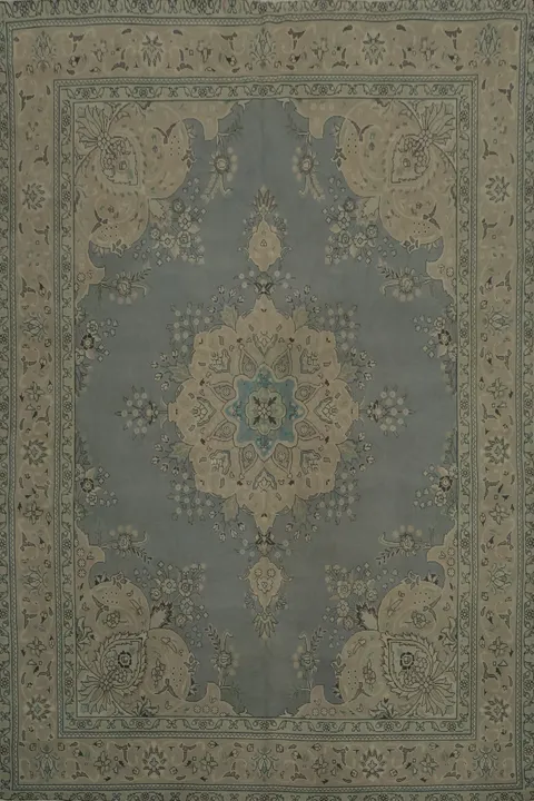 Vintage Medallion Tabriz Persian Area Rug 10x13 for a Touch of Luxury