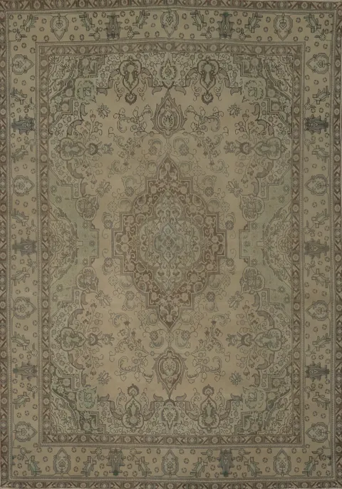 Timeless Tabriz Persian Area Rug 10x12 for a Classic Look