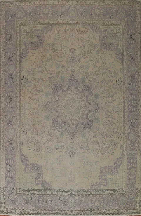 Vintage Tabriz Persian Area Rug 10x13