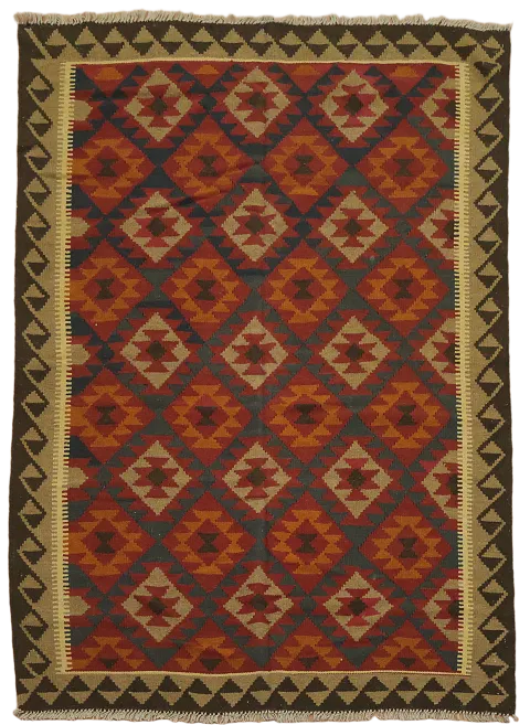Geometric Kilim Oriental Area Rug 5x7