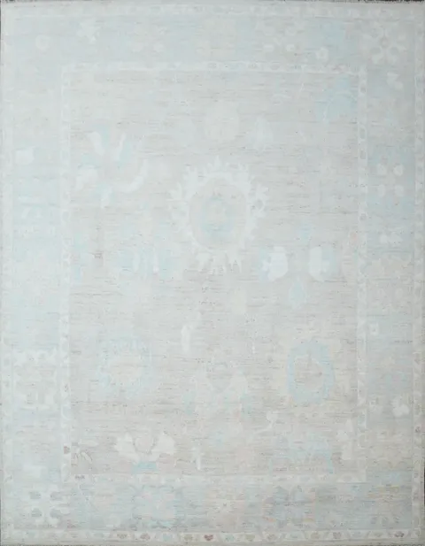 Vegetable Dye Oushak Oriental Area Rug 9x12