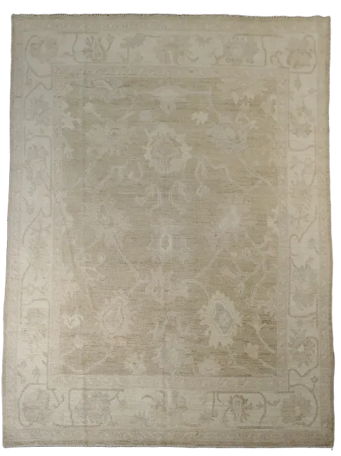 Wool Oushak Vegetable Dye Area Rug 8x10