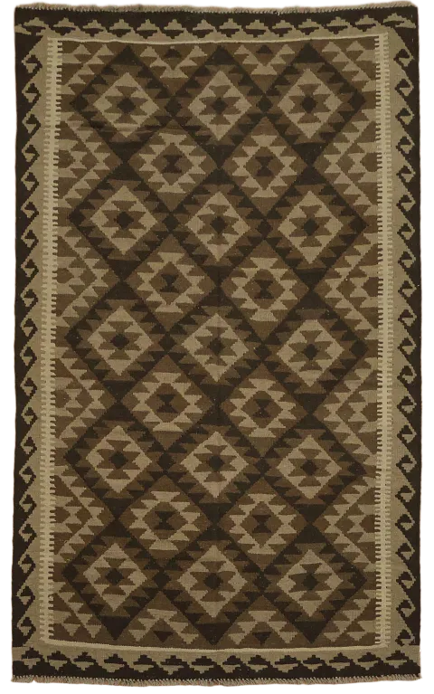 Hand-Woven Kilim Oriental Area Rug 5x8