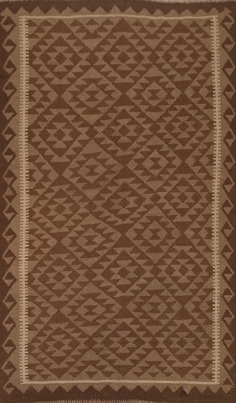 Wool Kilim Oriental Area Rug 5x9