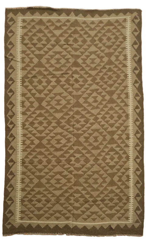 Wool Kilim Oriental Area Rug 5x9