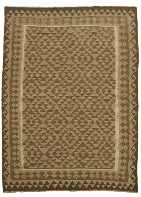Tribal Kilim Wool Area Rug 7x10
