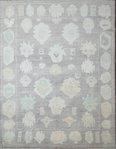 Vegetable Dye Oushak Oriental Area Rug 9x12