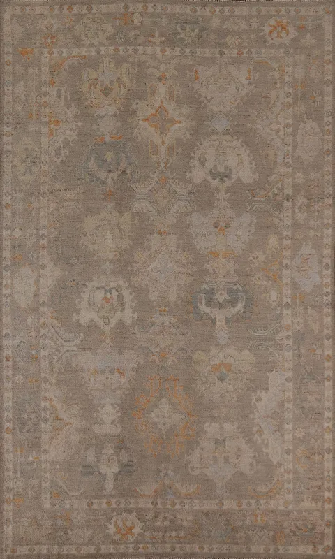 Vegetable Dye Oushak Oriental Area Rug 6x9