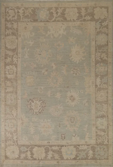 Vegetable Dye Oushak Turkish Area Rug 8x10