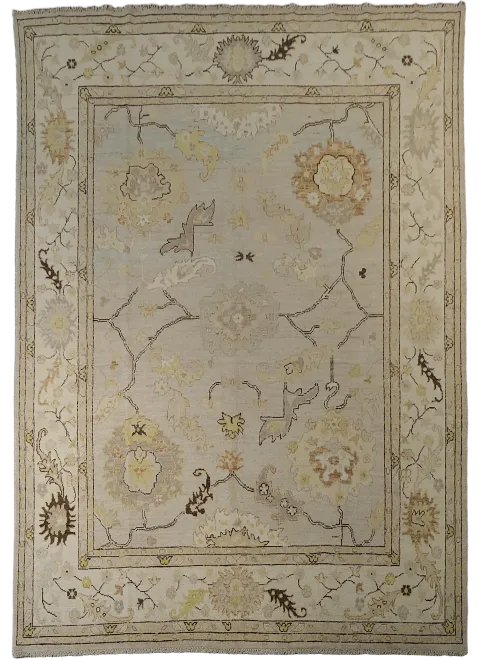 Vegetable Dye Oushak Oriental Area Rug 8x10