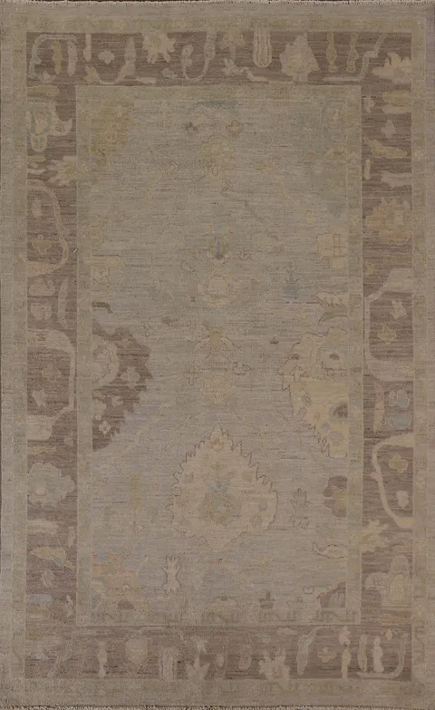 Vegetable Dye Oushak Oriental Area Rug 7x10