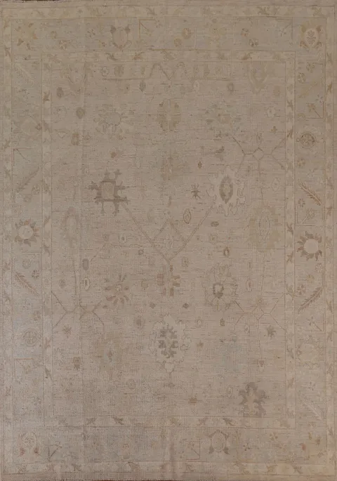 Vegetable Dye Oushak Oriental Area Rug 8x10