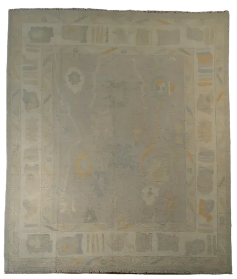 Handmade Oushak Vegetable Dye Area Rug 8x10