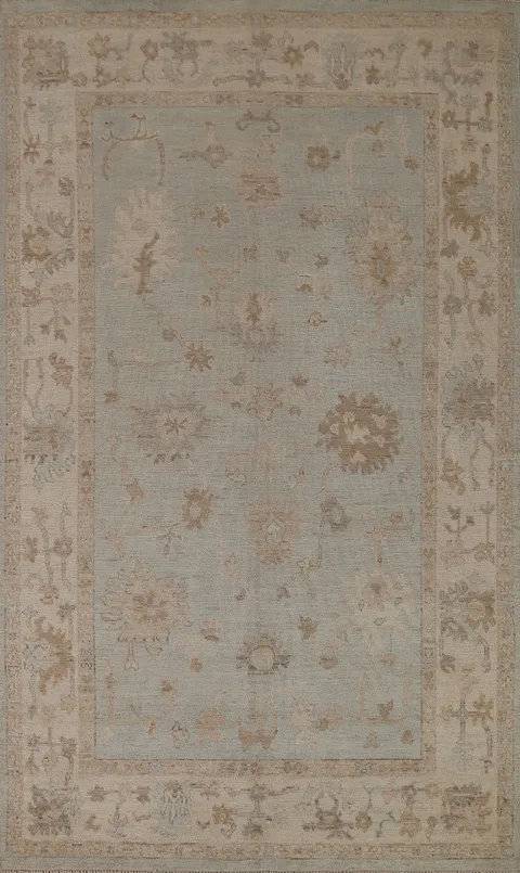 Vegetable Dye Oushak Oriental Area Rug 6x9