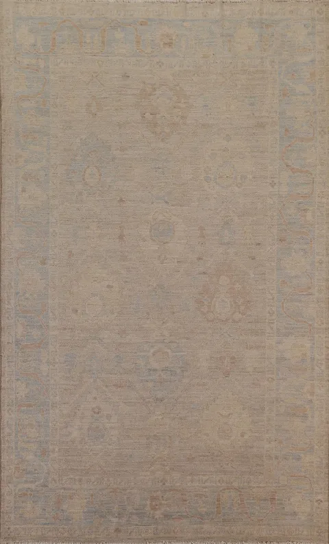 Vegetable Dye Oushak Oriental Area Rug 7x10