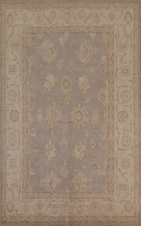 Vegetable Dye Oushak Oriental Area Rug 6x9