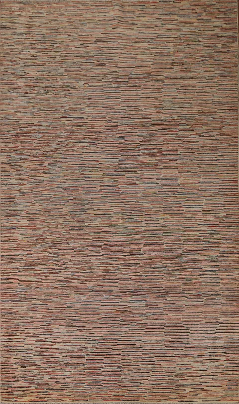 Striped Gabbeh Kashkoli Wool Area Rug 6x10