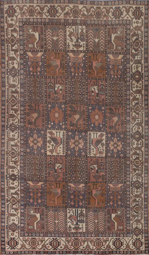 Garden Design Bakhtiari Persian Area Rug 7x10