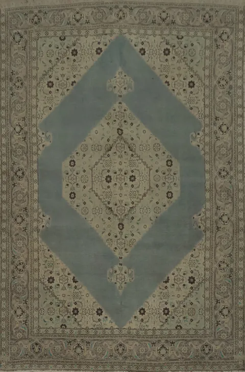 Classic Elegance Medallion Tabriz Persian Area Rug 7x11 for Living Spaces