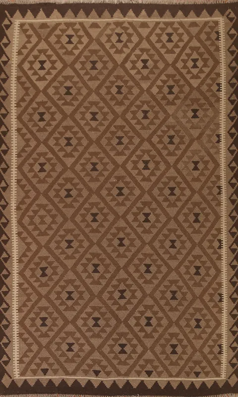 Geometric Kilim Oriental Area Rug 7x10