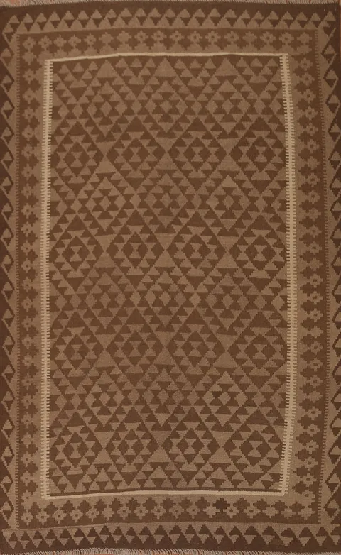 Tribal Wool Kilim Oriental Area Rug 7x10