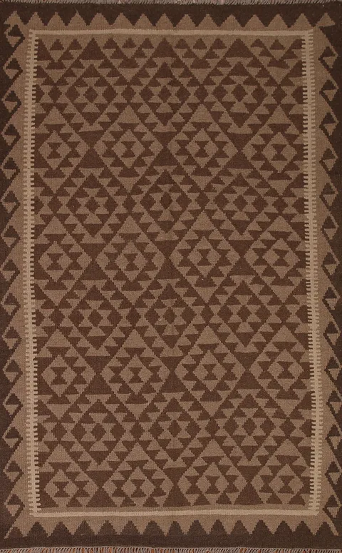 Geometric Kilim Oriental Area Rug 5x8