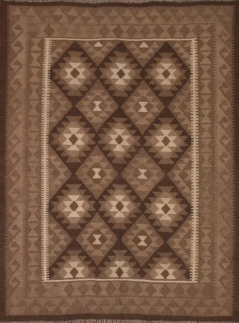 Geometric Kilim Oriental Area Rug 5x7